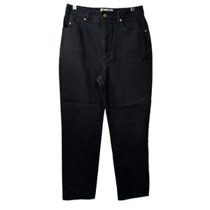 St. John High-Rise Black Denim Jeans 10